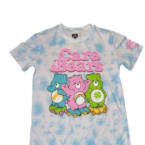 Care Bears Tie-Dye Graphic T-Shirt Unisex Size S Multicolor Casual